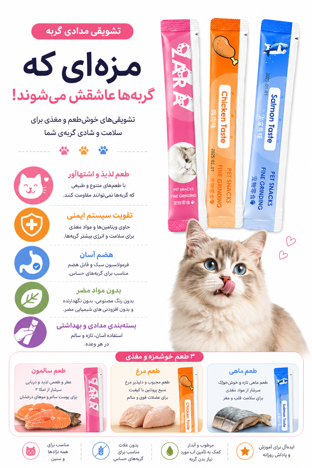 بستنی گربه چینی